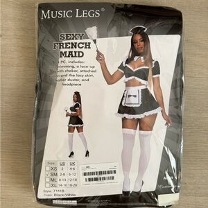 Maid costume size SM